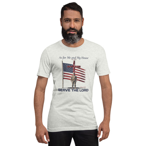 As For Me and My House Christian Bible Verse T-Shirt